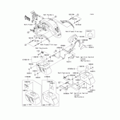 Схема узла: Saddlebags для Kawasaki VN2000 Vulcan 2000 Classic LT