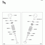 Схема вузла: Клапан для Kawasaki ZR750 Z750 ABS