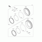 Схема узла: Шины для Kawasaki KLX125 D-Tracker