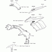 Схема узла: Decals(green)(hcf) для Kawasaki ZX1000 Ninja 1000 ABS