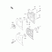 Схема узла: Водяной насос для Kawasaki EX500 Ninja 500R