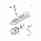Схема вузла: Ignition System для Kawasaki ZR1000 Z1000 ABS