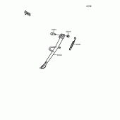 Схема вузла: Підставка для Kawasaki EN400 Vulcan 400