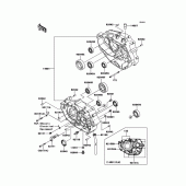 Схема узла: Картер двигателя для Kawasaki KLX250 KLX250