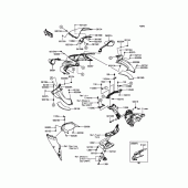 Схема вузла: Cowling(Upper) для Kawasaki ZX1400 ZBSR1400 ABS