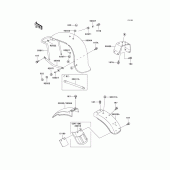 Схема узла: Крыло для Kawasaki KZ1000 Police