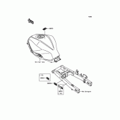 Схема вузла: Інформаційні наклейки для Kawasaki EX250 Ninja 250