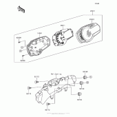 Схема вузла: Meter(S) для Kawasaki ZX636 Ninja ZX-6R KRT Edition