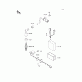 Схема вузла: Ignition system для Kawasaki KL650 KLR650
