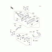Схема вузла: Tail lamp для Kawasaki EX500 GPZ500