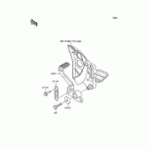 Схема вузла: Лапка гальма для Kawasaki ZR750 ZR-7S