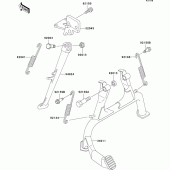 Схема узла: Stand(s) для Kawasaki ZX1100 ZZ-R1100
