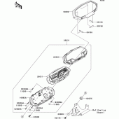Схема вузла: Meter(s) для Kawasaki ZR1000 Z1000