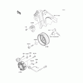 Схема узла: Генератор для Kawasaki KLX140 KLX140L