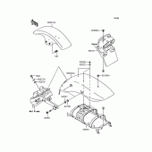Схема узла: Крыло для Kawasaki VN250 Eliminator 250V