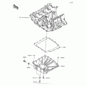 Схема вузла: Oil Pan для Kawasaki ZX636 Ninja ZX-6R ABS KRT Edition