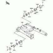 Схема вузла: Swing arm для Kawasaki ZG1000 1000GTR