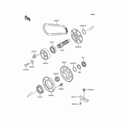 Схема вузла: Secondary shaft для Kawasaki ZR1100 Zephyr 1100RS