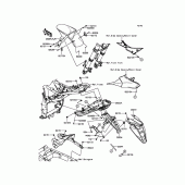 Схема вузла: Крило для Kawasaki ZR800 Z800