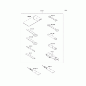 Схема вузла: Owners tools для Kawasaki KLX250 KLX250SF