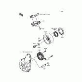 Схема узла: Генератор для Kawasaki EN650 Vulcan S