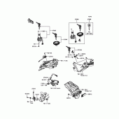 Схема вузла: Замок запалювання для Kawasaki EX300 Ninja 300 ABS