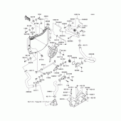 Схема узла: Радиатор (1/2) для Kawasaki ZX600 ZZ-R600