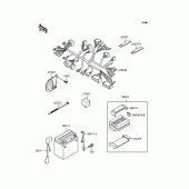 Схема вузла: Електроустаткування для Kawasaki ZR400 Zephyr X