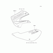 Схема узла: Decals(a2) для Kawasaki KLX110 KLX110