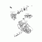 Схема вузла: Фільтр масляний для Kawasaki KX450 KX450F