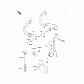 Схема узла: Система зажигания для Kawasaki ZX600 Ninja ZX-6R