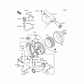 Схема узла: Воздушный фильтр (VN400-C6) для Kawasaki VN400 Vulcan Classic