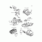 Схема вузла: Fuel Injection для Kawasaki KLE650 Versys 650 ABS