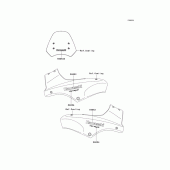 Схема вузла: Decals(green)(a8f)(orange)(gray)(a9f) для Kawasaki KLE650 Versys 650