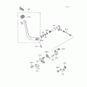 Схема вузла: Перемикач передач для Kawasaki VN750 Vulcan 750