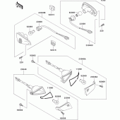 Схема узла: Поворотники для Kawasaki ZX600 ZZ-R600