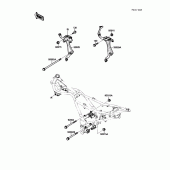 Схема узла: Крепление двигателя для Kawasaki EX250 Ninja 250