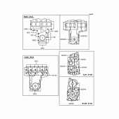 Схема вузла: Болти картера двигуна для Kawasaki ZR750 ZR-7S