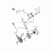 Схема вузла: Генератори для Kawasaki KX450 KX450F