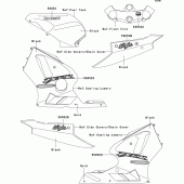Схема вузла: Decals(black) для Kawasaki ZX1200 Ninja ZX-12R