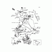 Схема вузла: Паливний бак для Kawasaki ER650 ER-6N ABS