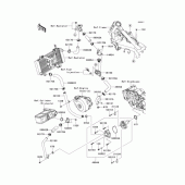 Схема вузла: Water pipe для Kawasaki EX250 Ninja 250R