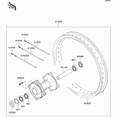Схема узла: Опционные детали (kx85-a3/a4) для Kawasaki KX85 KX85