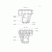Схема вузла: Болти картера двигуна для Kawasaki ZX900 Ninja ZX-9R