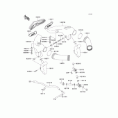 Схема вузла: Air duct для Kawasaki ZX600 Ninja ZX-6R