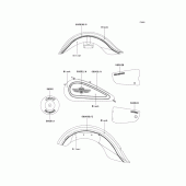 Схема вузла: Decals(black/silver)(vn1500-n1/n2) для Kawasaki VN1500 Vulcan 1500 Classic FI