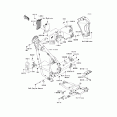Схема вузла: Кріплення для Kawasaki KL650 KLR650