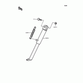Схема вузла: Підставка для Kawasaki KMX80 KSR-II