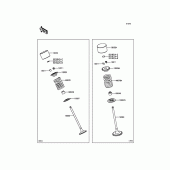 Схема вузла: Клапан для Kawasaki ZX1000 Ninja ZX-10R