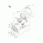Схема вузла: Meter(s) для Kawasaki VN900 VN900 Classic